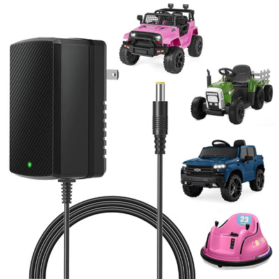 12V Charger for Kids Ride On Car Toys Best Choice for SUV Kid Trax Dynacraft Bumper Kidzone Jeep Tractor 12 Volt Universal Battery Charger