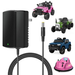 12V Charger for Kids Ride On Car Toys Best Choice for SUV Kid Trax Dynacraft Bumper Kidzone Jeep Tractor 12 Volt Universal Battery Charger
