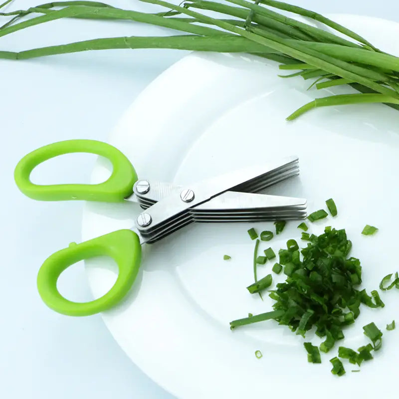Herb Scissors - Kitchen Gadget for Cutting Fresh Herbs