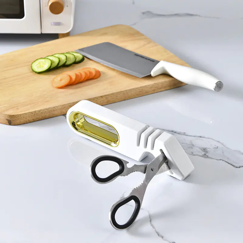 4-in-1 Stone Manual Grinder for Kitchen Knives